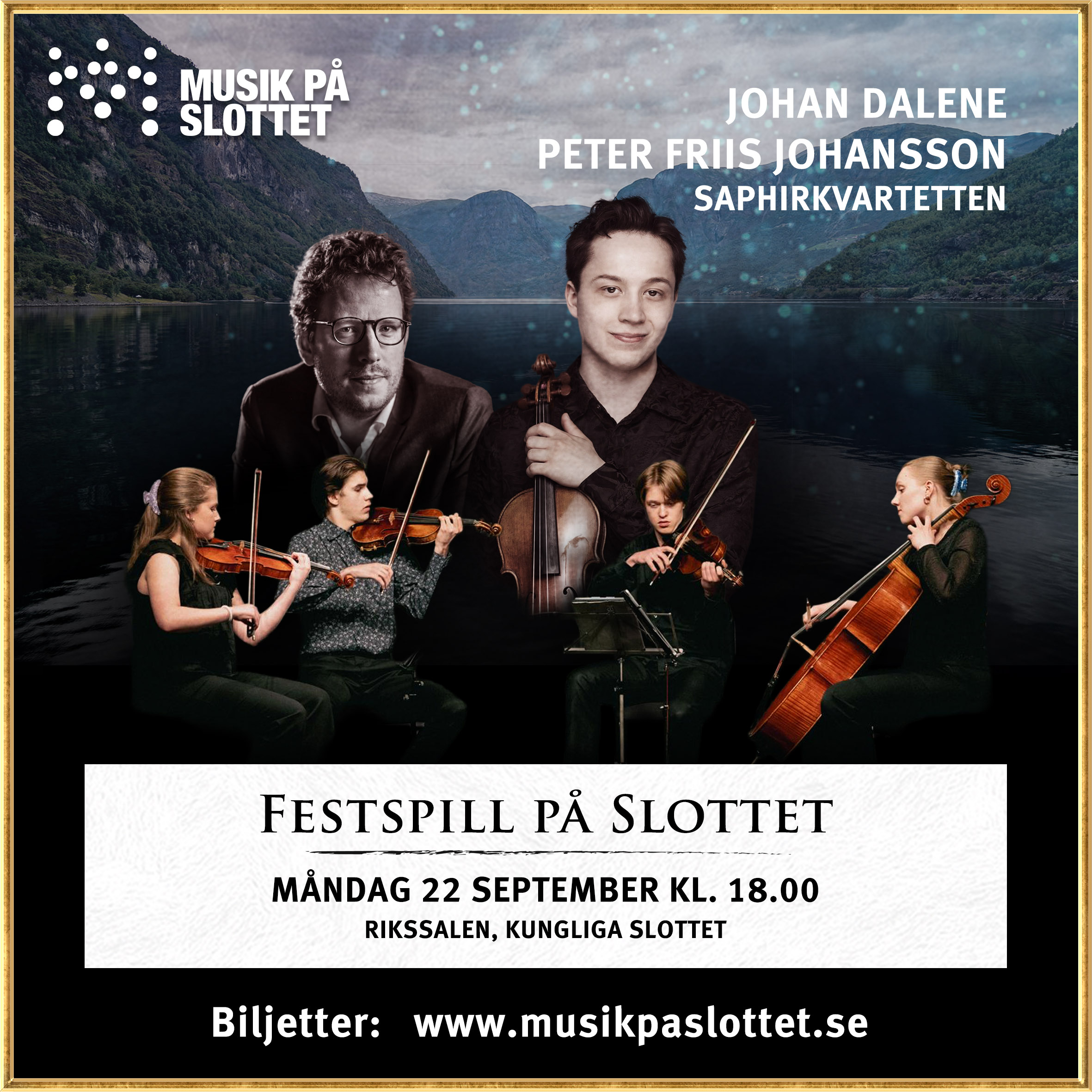 Festspill på Slottet – en afton med nordisk ton och internationell briljans.